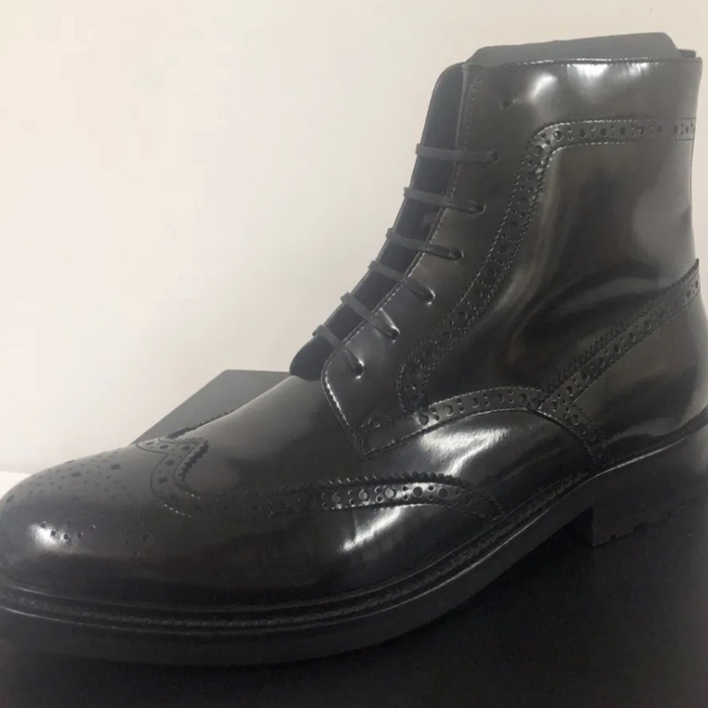 SAINT LAURENT Men’s Army Boots US11.5 Made in Italy - Picture 12 of 13